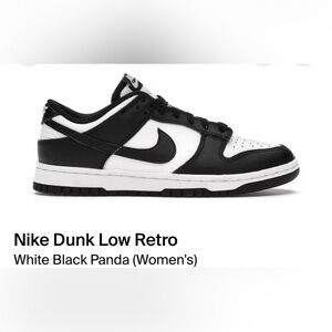 Nike Dunk Low Retro- Black and White Panda